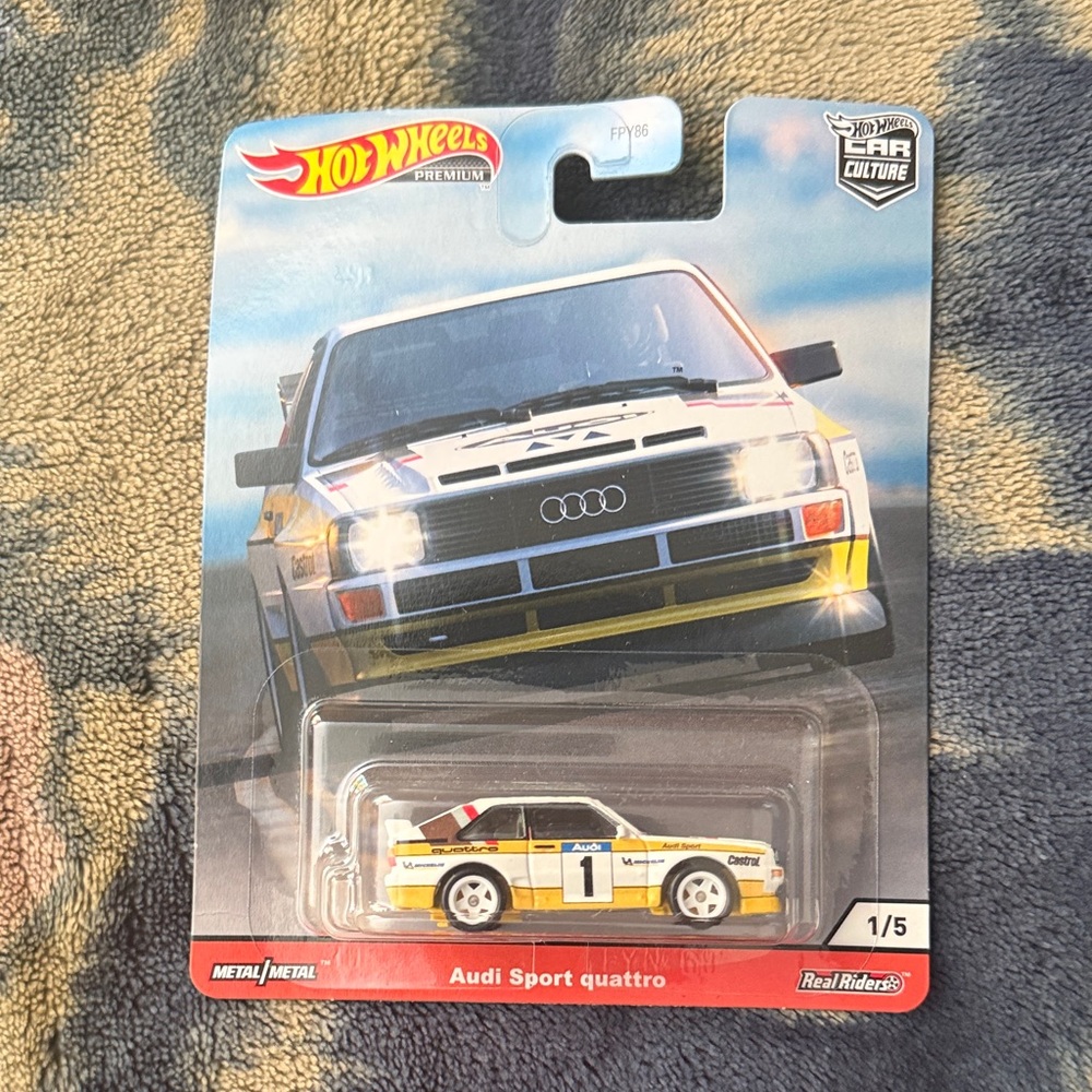 Audi Sport Quattro Die-Cast Car - Yellow